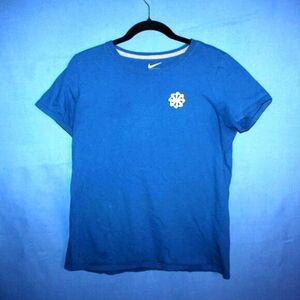 Nike Slim Fit Graphic T-Shirt Blue Large